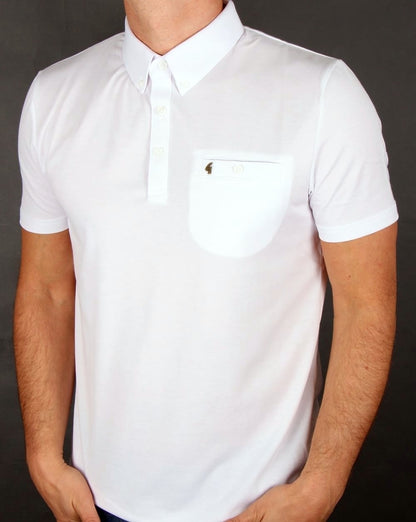 Gabicci Vintage Poloshirt Weiß