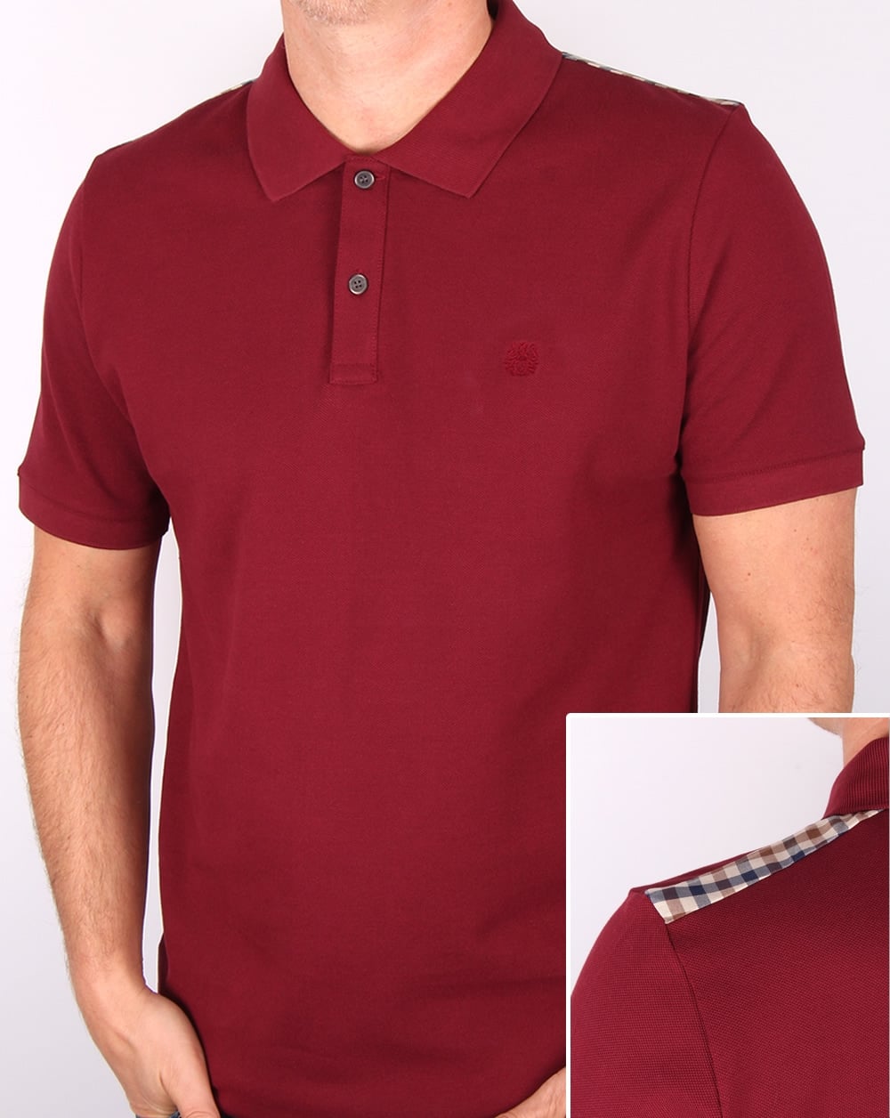 Aquascutum Hill Poloshirt Oxblood