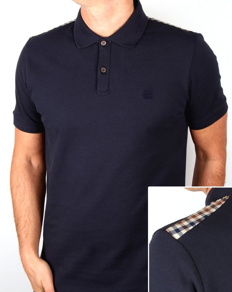 Aquascutum Hill Polo Shirt Navy