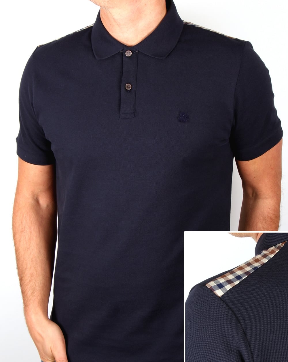 Aquascutum Hill Poloshirt Marineblau