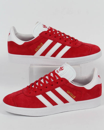 Adidas Gazelle Sneakers Power Rot/Weiß