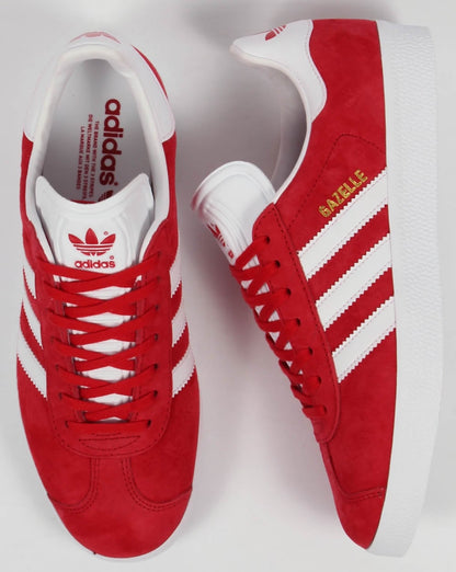Adidas Gazelle Sneakers Power Rot/Weiß