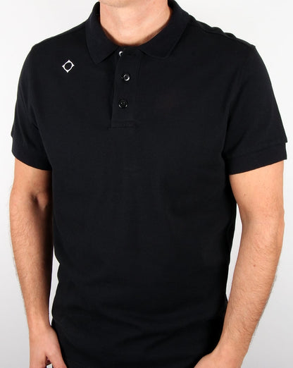 Ma.strum Piqué-Poloshirt Dunkelblau