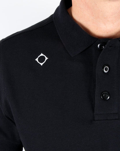 Ma.strum Piqué-Poloshirt Dunkelblau