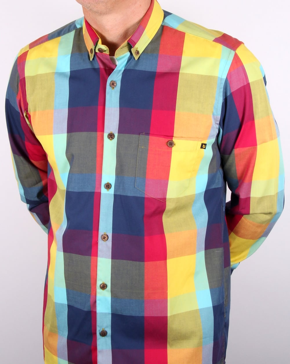 Tuktuk Madras Karohemd Multi