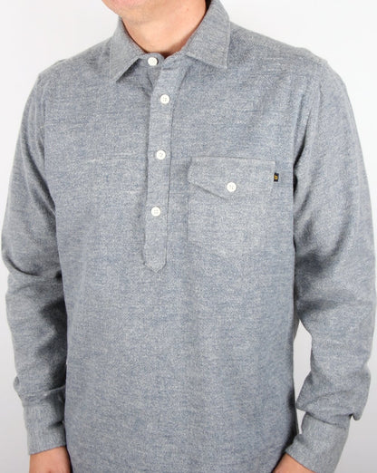 Tuktuk Pop-over Chambray Hemd Marineblau