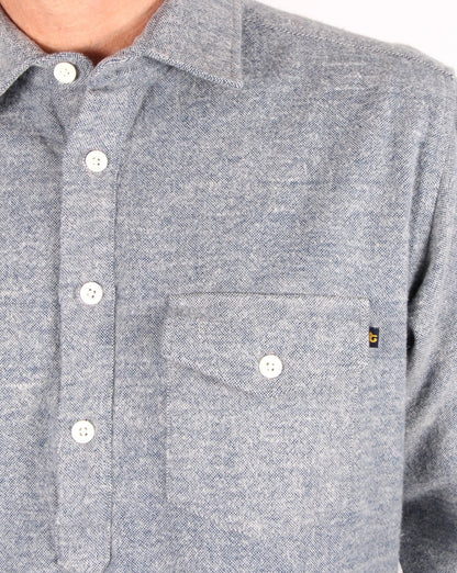 Tuktuk Pop-over Chambray Hemd Marineblau