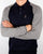 Luke Whacker 2 Tone Knitted Polo Navy