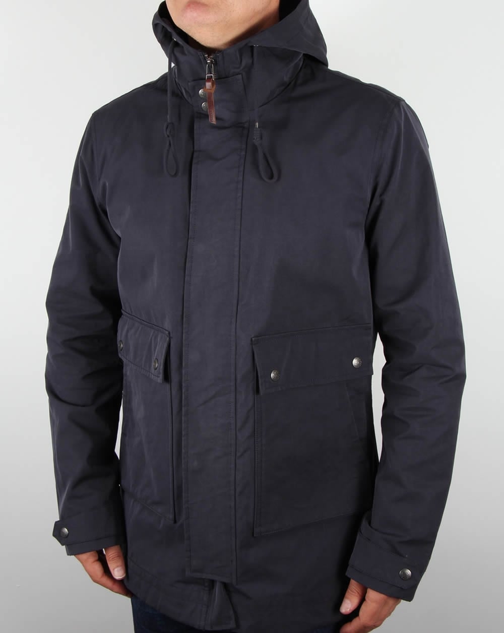 Pretty Green Whitworth Jacke Marineblau