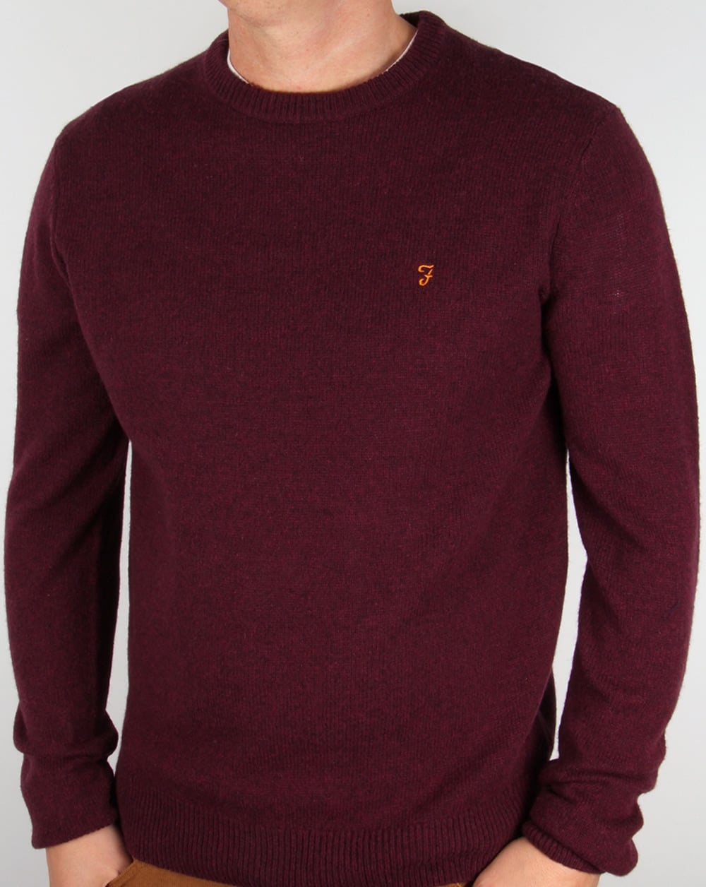 Farah Rosecroft Jumper Bordeaux