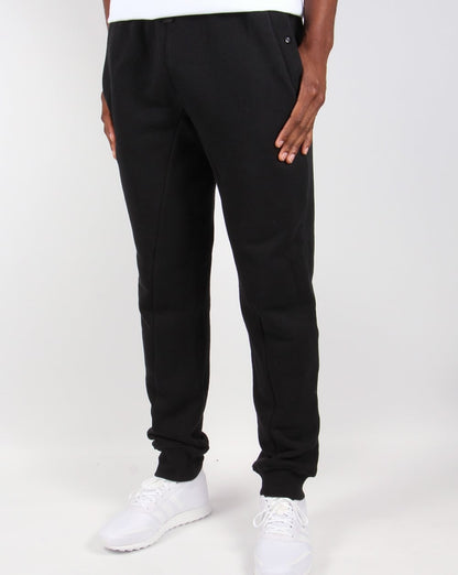 Ma.strum – Slim Fit – Schwarze Jogginghose mit Fischgrätenmuster