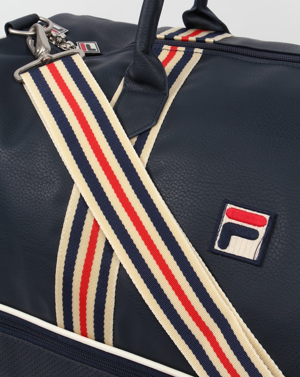Fila Vintage Leo Große Reisetasche Marineblau/Gardenia