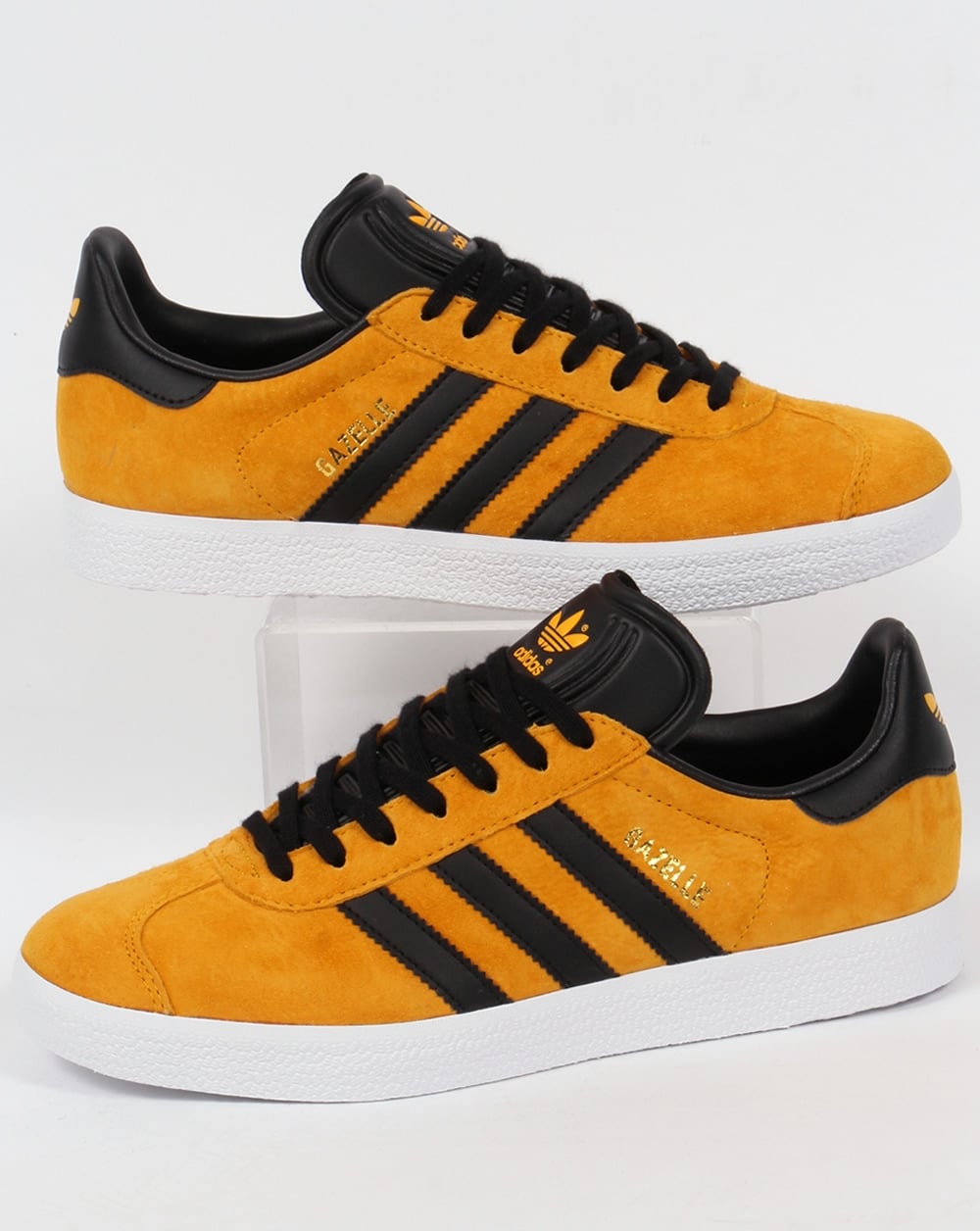 Adidas Gazelle Trainers Collegiate Gold/Black