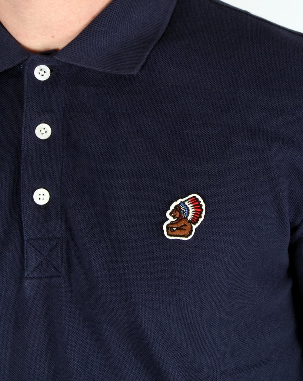 Penfield Mayuk Ls Poloshirt Marineblau