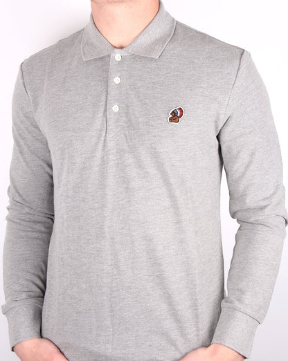 Penfield Mayuk Ls Poloshirt Grau