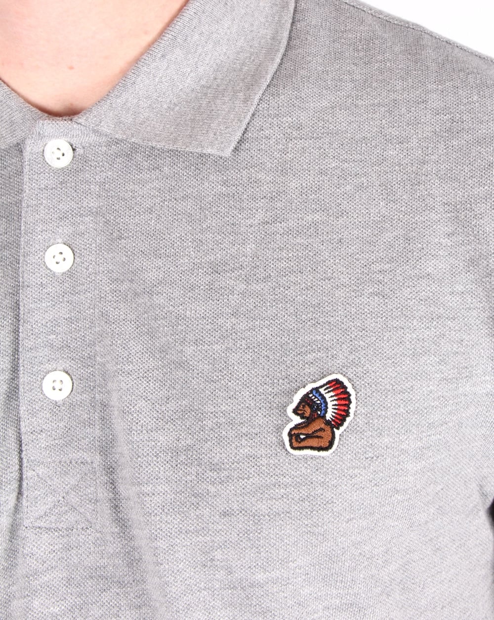 Penfield Mayuk Ls Poloshirt Grau
