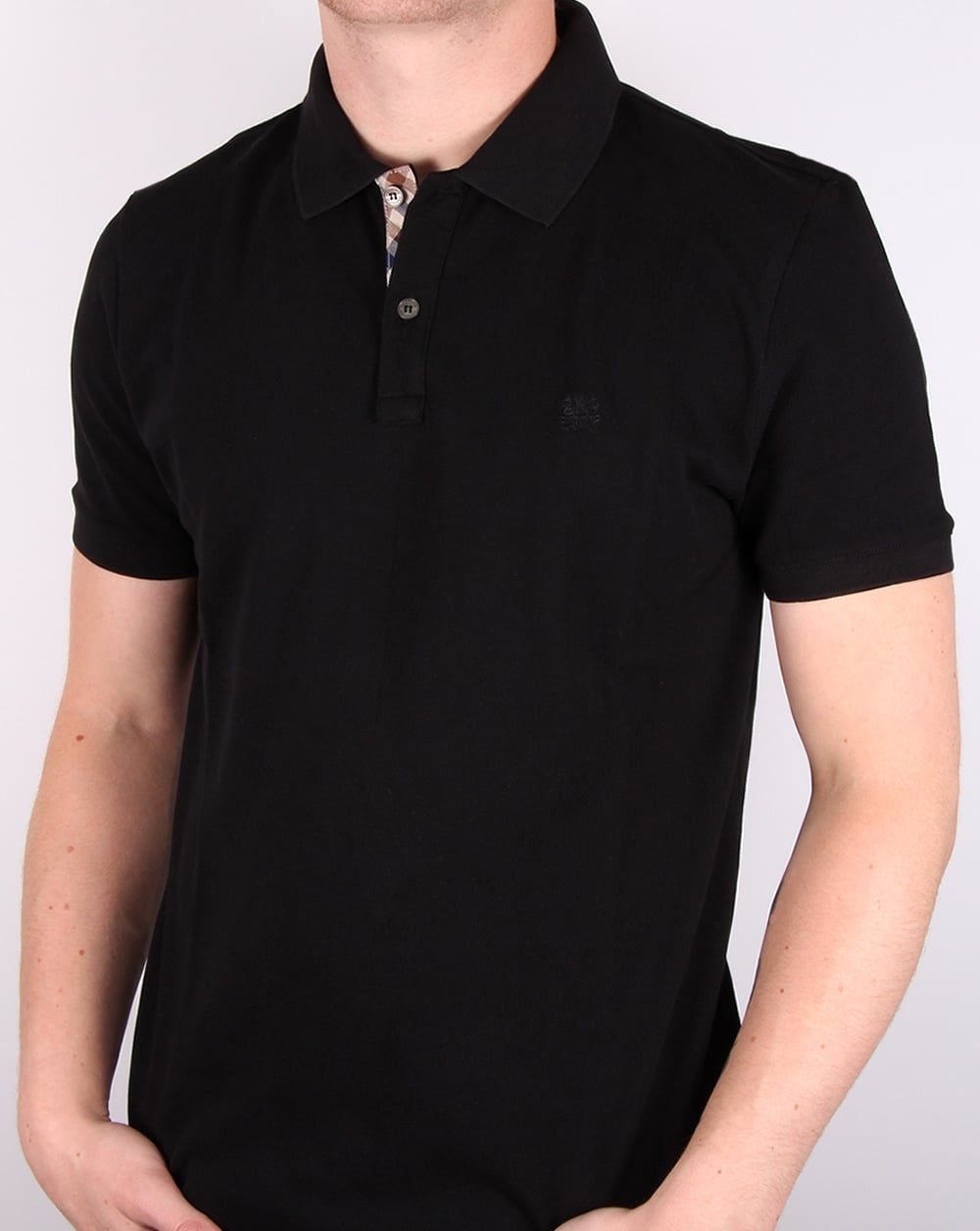 Aquascutum Hilton Poloshirt Schwarz