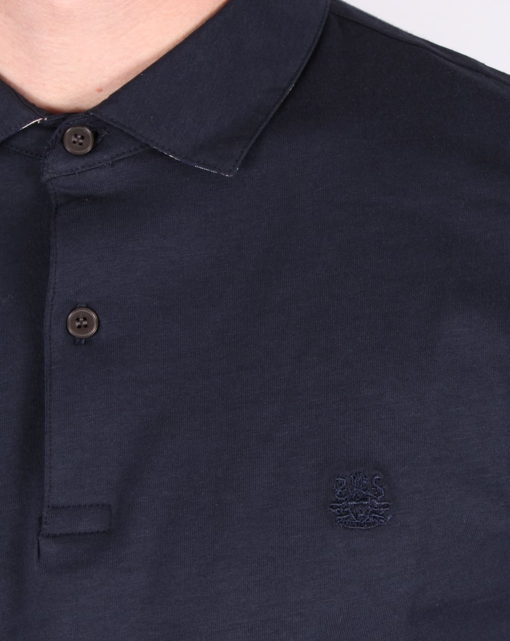 Aquascutum Kendrick Jersey Polo Shirt Navy
