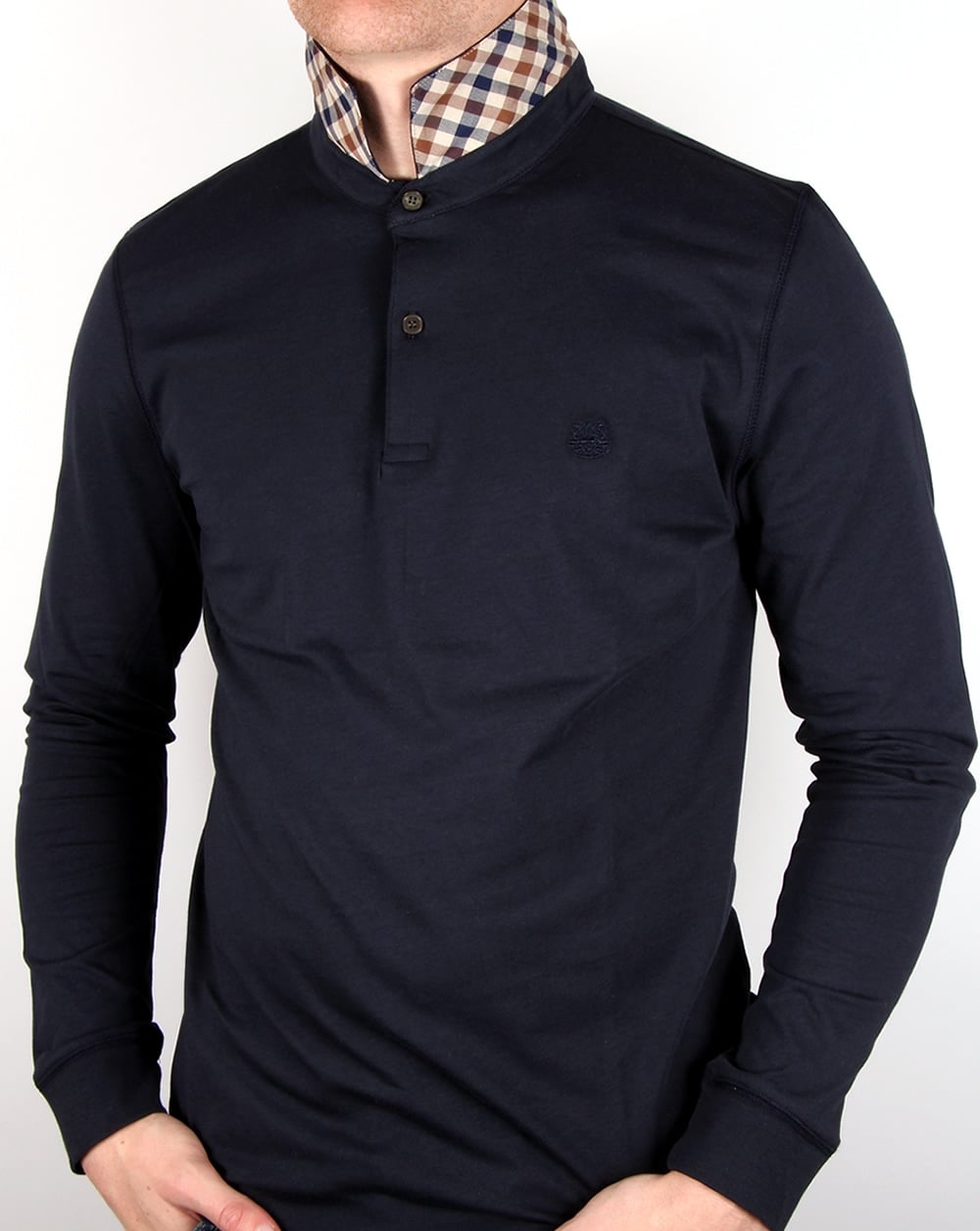 Aquascutum Kendrick Jersey-Poloshirt Marineblau