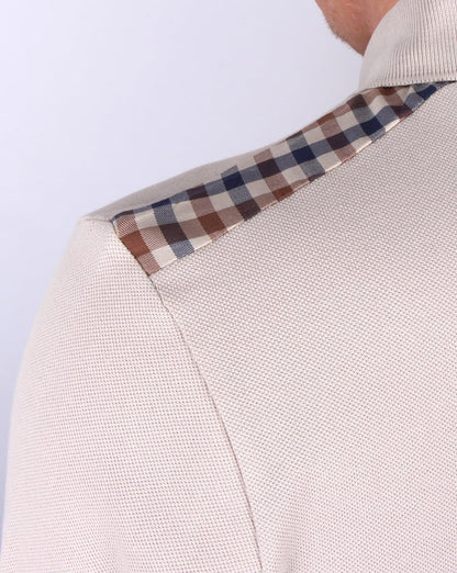 Aquascutum Hill Piqué-Poloshirt Beige