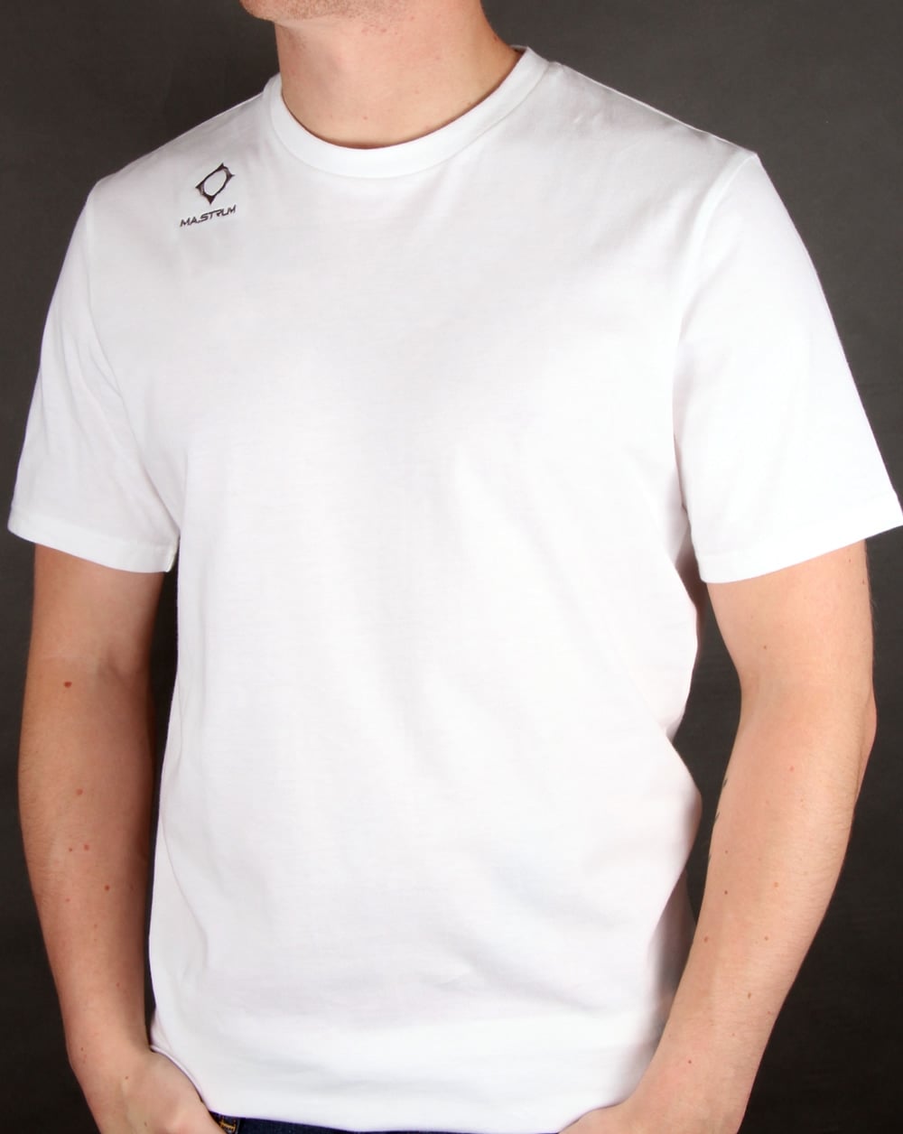 Ma.strum Emblem T-Shirt Weiß