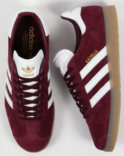Adidas Gazelle Sneakers Kastanienbraun/Weiß/Gummi