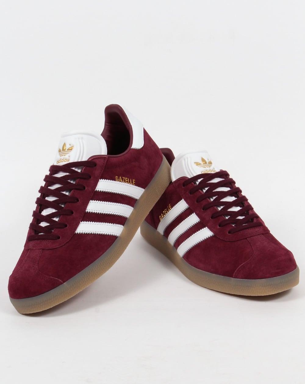 Adidas Gazelle Sneakers Kastanienbraun/Weiß/Gummi