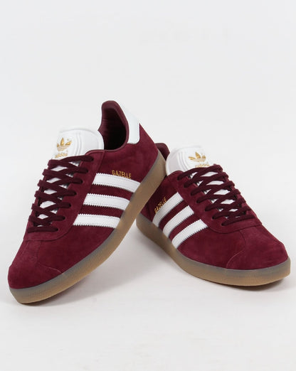 Adidas Gazelle Sneakers Kastanienbraun/Weiß/Gummi
