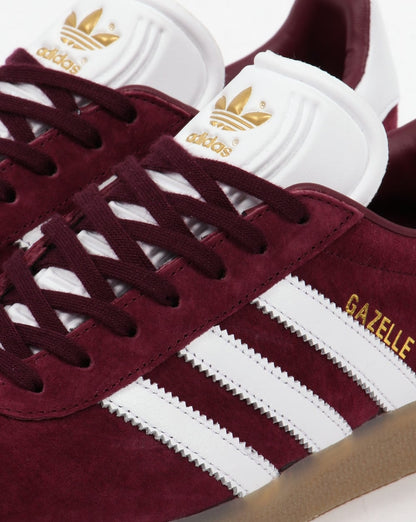 Adidas Gazelle Sneakers Kastanienbraun/Weiß/Gummi