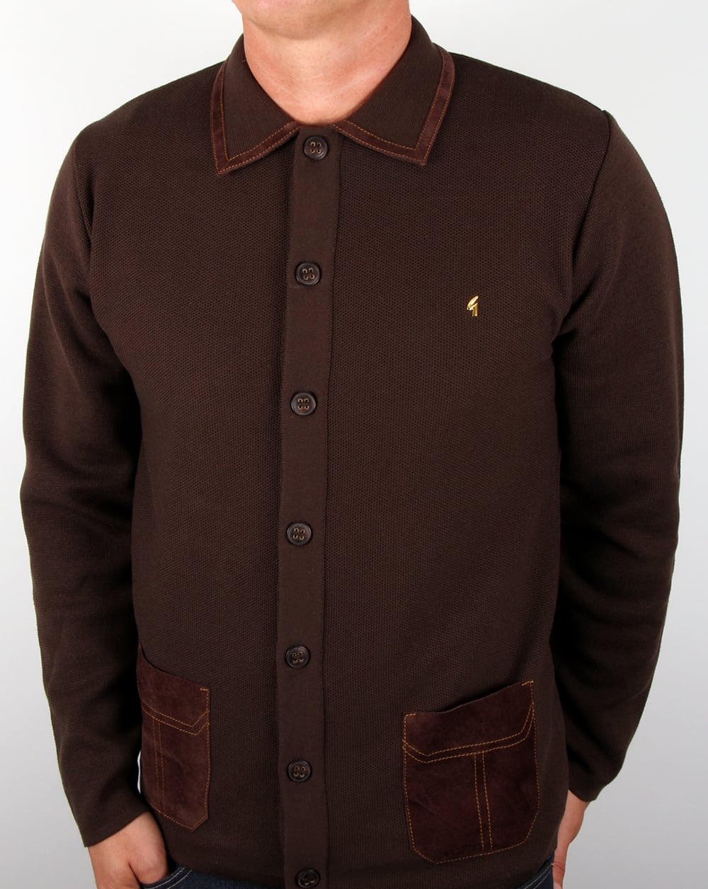 Gabicci Vintage Cardigan Kaffee