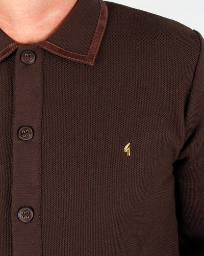 Gabicci Vintage Cardigan Kaffee