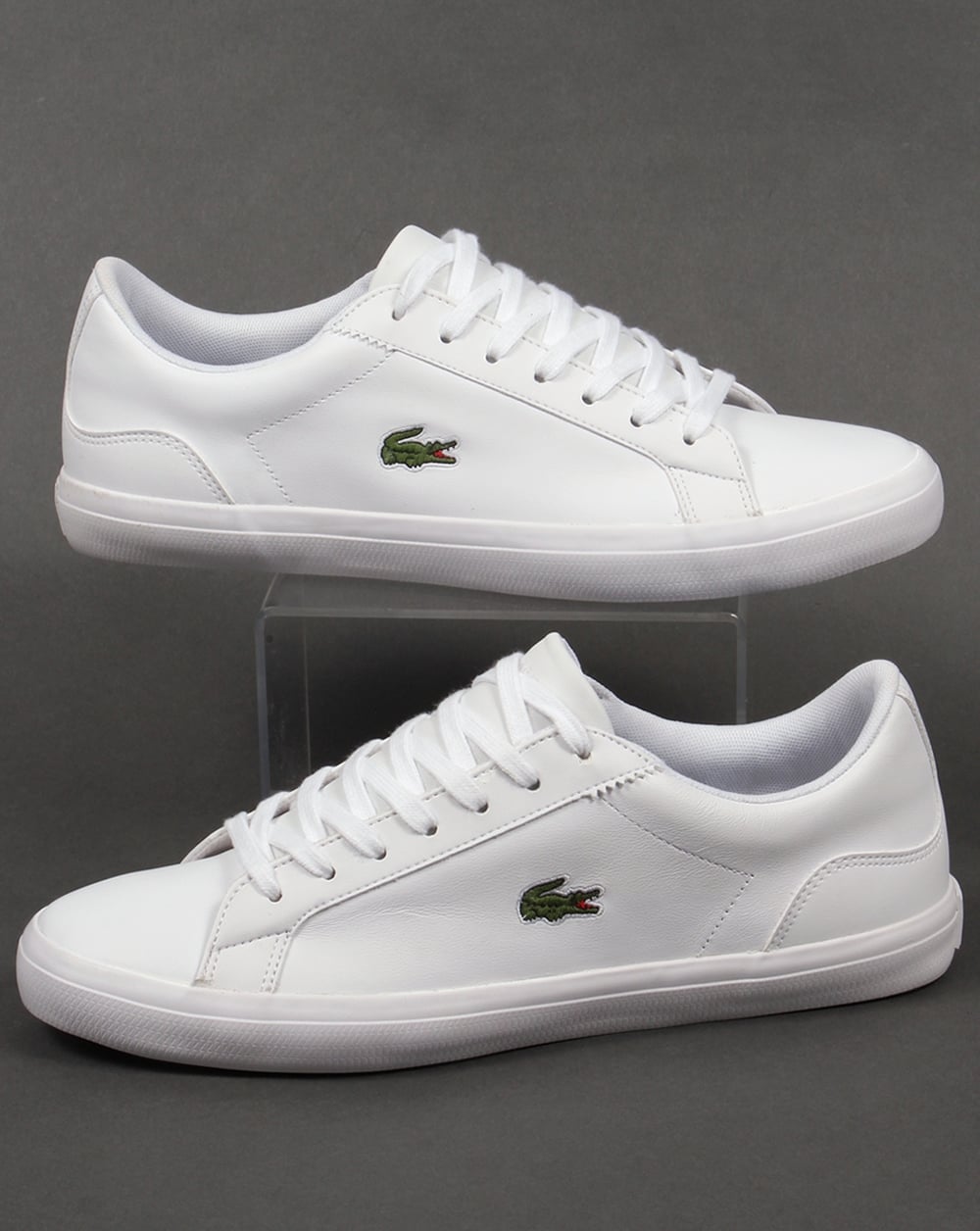 Lacoste Lerond Ledersneaker Weiß