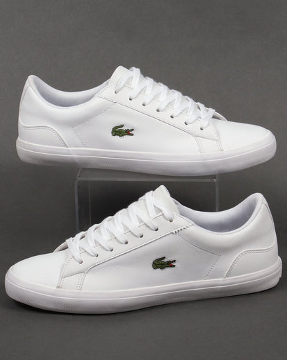 Lacoste Lerond Ledersneaker Weiß
