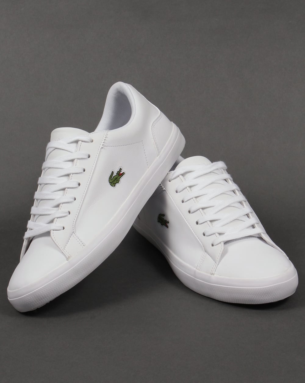 Lacoste Lerond Ledersneaker Weiß