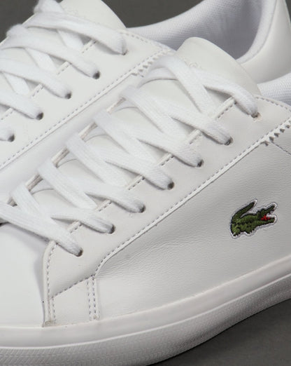 Lacoste Lerond Ledersneaker Weiß