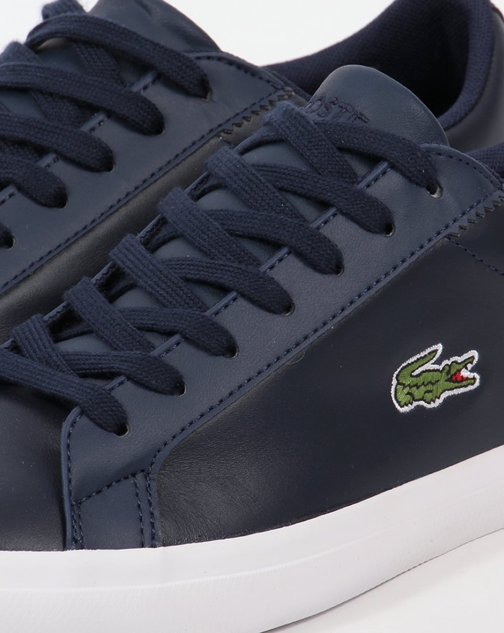 Lacoste – Lerond – Marineblaue Leder-Sneaker