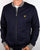Lyle And Scott Contrast Rib Bomber Sweatshirt Navy