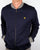 Lyle And Scott Contrast Rib Bomber Sweatshirt Navy