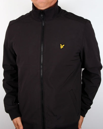 Lyle And Scott – Jacke mit Trichterkragen in echtem Schwarz
