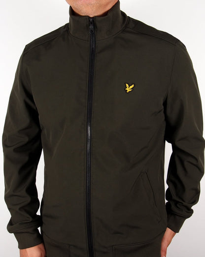Lyle And Scott – Jacke mit Trichterkragen in dunklem Salbeigrün