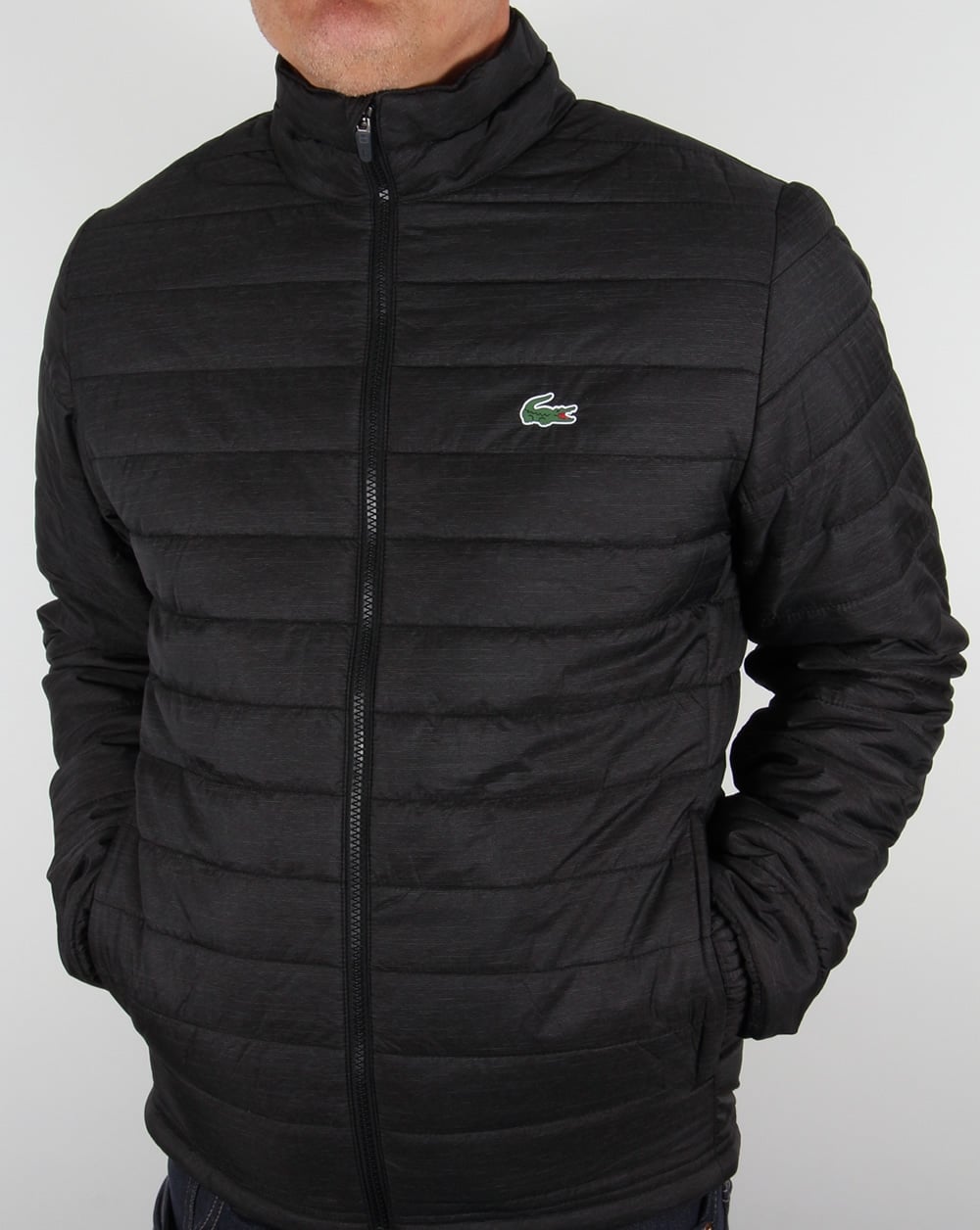Lacoste Quilted Jacket Black