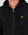 Lyle And Scott Zip Through Hoodie Black