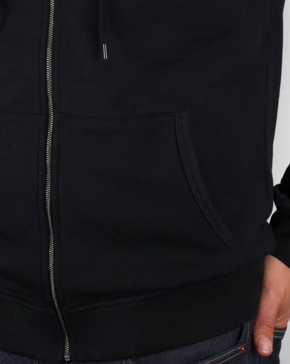 Lyle And Scott Kapuzenpullover mit durchgehendem Reißverschluss in Schwarz