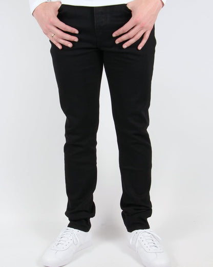 Pretty Green – Erwood – Schmal geschnittene Jeans in Schwarz