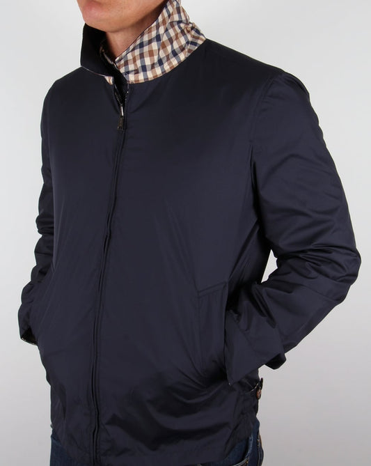Aquascutum Aquascutum Brackenberry Wende-Blousonjacke Marineblau