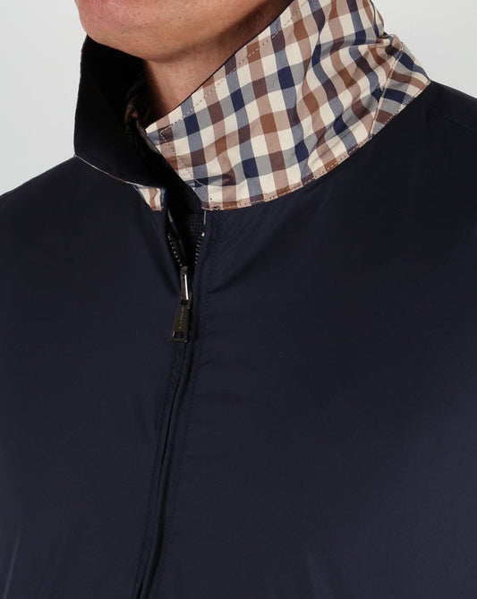 Aquascutum Aquascutum Brackenberry Wende-Blousonjacke Marineblau