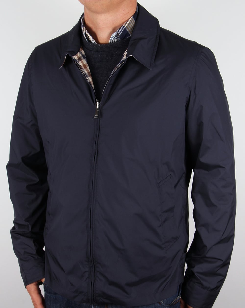Aquascutum Brackenberry Wende-Blousonjacke Marineblau