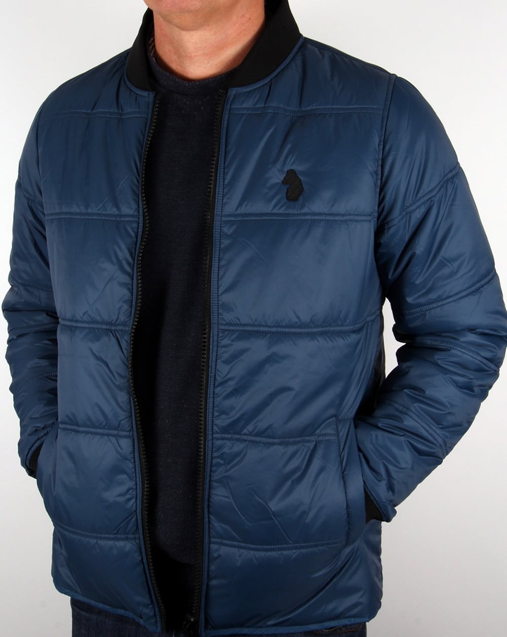 Luke Liner Steppjacke Marineblau
