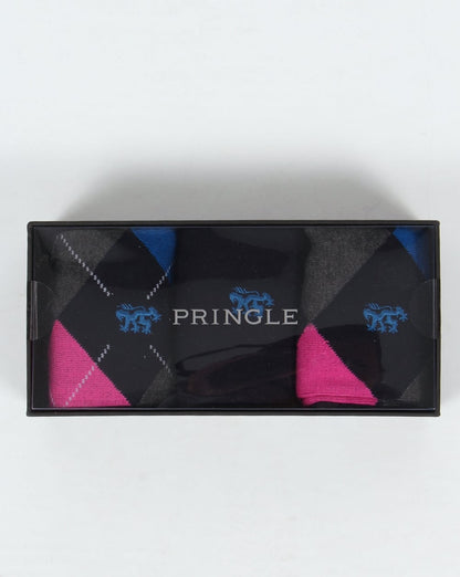 Pringle Bambussocken Geschenkbox Marineblau