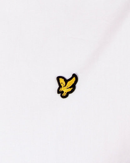 Lyle And Scott Slim Fit Popeline-Hemd Weiß